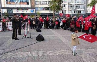 Askeri bando Samsun’u coşturdu