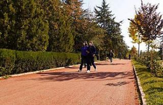 Atatürk Botanik Bahçesi sonbaharı selamlıyor