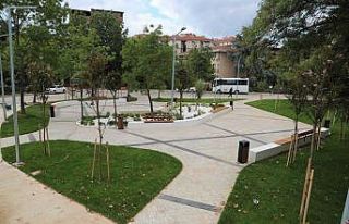 Atıl durumda olan park yenilendi