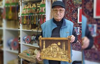 Ayasofya’yı sanata dönüştürdü