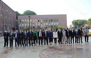 Aydın’da muhtarlar günü düzenlenen tören ile...