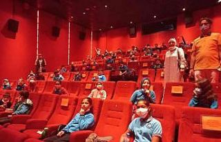 Aydın’da öğrenciler ’Akif’ filmini izledi