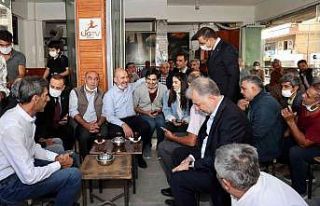 Bakan Soylu Siirt’te esnafı ziyaret etti