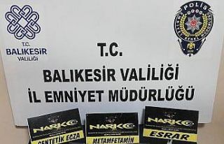 Balıkesir’de 4 uyuşturucu tacirine operasyon