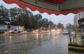 Balıkesir’de beklenen yağış başladı