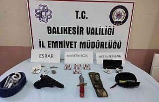 Balıkesir’de polisten uyuşturucuya geçit yok