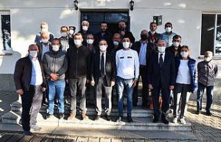 Başkan Ataç kırsal mahallelerin muhtarlarıyla...