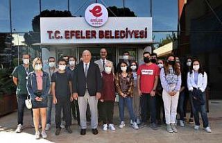 Başkan Atay tıp öğrencilerini ağırladı