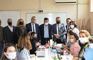 Başkan Çerçi belediyenin kursiyerleriyle buluştu