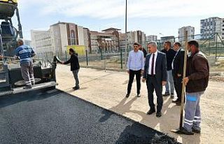 Başkan Çınar, yol yenileme hizmetlerini inceledi