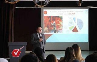 Başkan İnal öğrencilere itfaiyeciliği anlattı