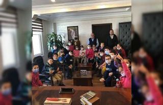 Başkan Kılıç öğrencilerdi ağırladı