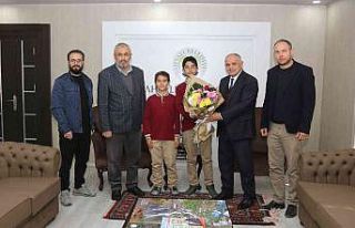 Başkan Öztürk’ten üretken gençlere destek sözü