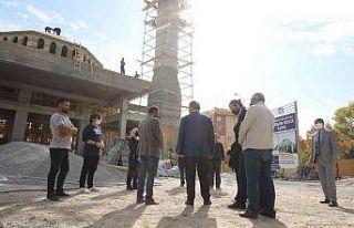 Başkan Palancıoğlu Dursun Koca Cami’nin inşaatını...