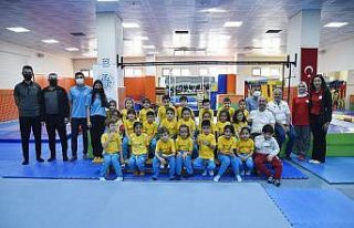 Başkan Pekyatırmacı geleceğin şampiyon adaylarını...