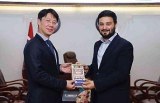 Başkonsolos Sharav’dan, Başkan Öztekin’e ziyaret