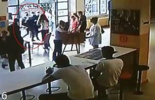 Bayılan öğrenciyi Beşiktaş Kaymakamı kucağında...