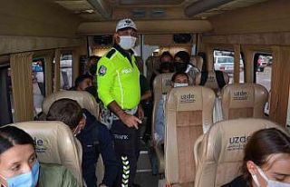 Bigadiç’te okul servisleri denetlendi