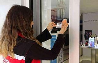 Bingöl’de iş yerlerine ’Kadına Şiddete Dur’...