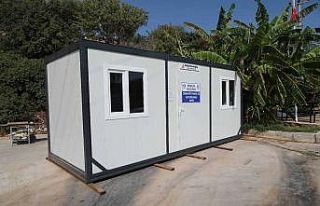 Bodrum Belediyesi mahallelere afet müdahale kabinleri...