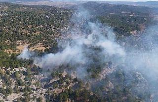 Bozyazı’da orman yangını