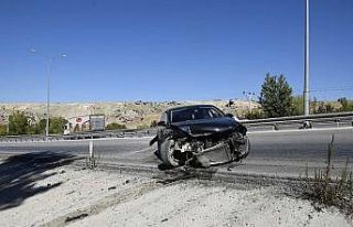 Burdur’da aday sürücü ölümden döndü