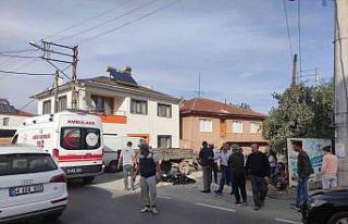 Bursa’da traktör ile motosiklet çarpıştı: 1...