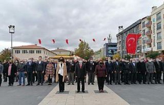 Çan’da, 29 Ekim Cumhuriyet Bayramı çelenk töreni