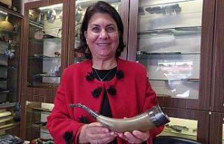 Çarlar devrinden kalma boynuz kadeh sahibini arıyor