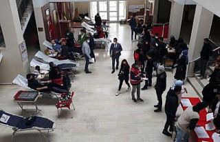 Çaycuma kampüsünden kan bağışına destek