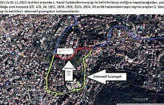 Çekirge’de trafik düzenlemesi