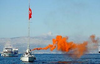 Çeşme’de denizde ve karada Cumhuriyet coşkusu