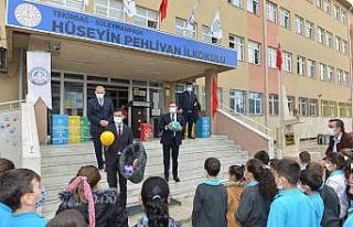 Çevreci miniklere ödül yağmuru