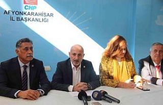 CHP Genel Başkan Yardımcısı’ndan Afyonkarahisar...