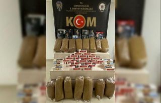 Çorum’da 14 bin 400 adet kaçak makaron ele geçirildi