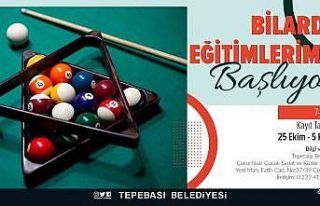 Çukurhisarlı çocuklar için bilardo eğitimleri...