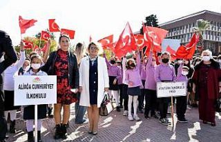 Cumhuriyetimizin 98. yılı Aliağa’da kutlanıyor