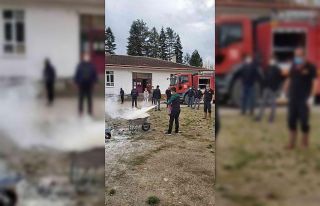 Daday’da öğrencilere yangın söndürme teknikleri...