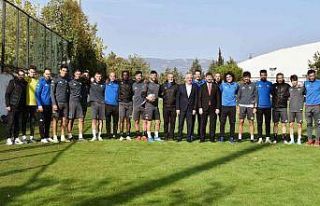 Denizlispor’a Balıkesir maçı öncesi moral ziyareti