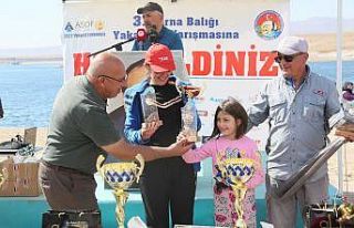Develi’de düzenlenen 3. Turna Balığı Tutma Yarışmasına...