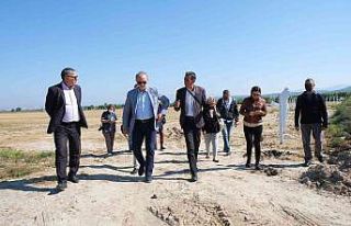 Didim Belediyesi boş arazisini değerlendirerek ürün...