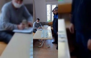 Dilencinin üzerinden bin 546 TL çıktı