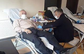 Din görevlilerinden Kızılay’a kan desteği