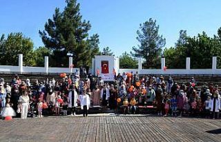 Diyarbakır’da çocuklar doyasıya eğlendi