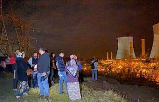 Doğalgaz santralinde korkutan patlama sesi