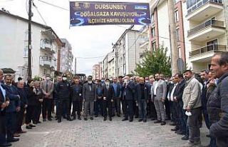 Dursunbey’de doğalgaz çalışmaları başladı