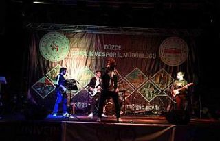 Düzce Üniversitesi’nde hoş geldin konseri düzenlendi