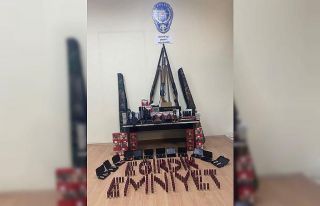 Eğirdir’de durdurulan araçtan cephanelik çıktı