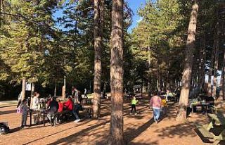 Ekim ayında güzel havanın tadını çıkarttılar