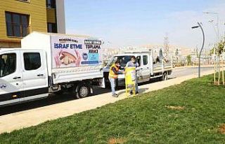 Elazığ’da bayat ekmek ve artık yemekler mamaya...